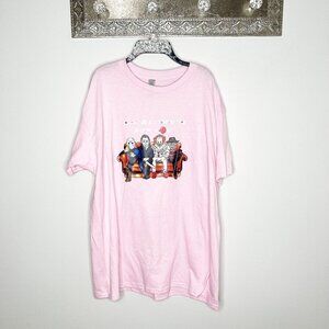 I'll Be There For You Horrror Halloween Pink T-shirt Funny Horror